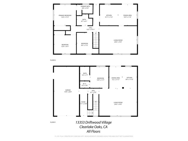 13353 Driftwood Village, Clearlake Oaks
